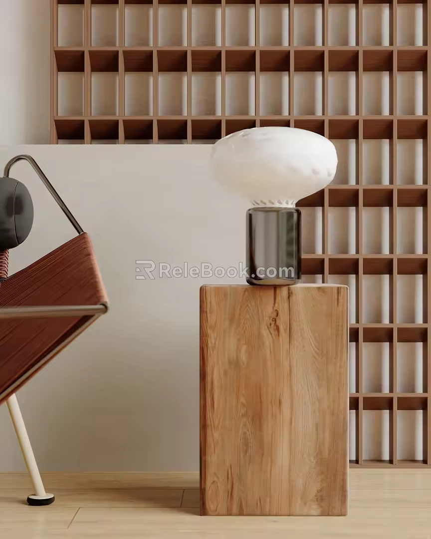 Table lamp table lamp side 3d model