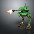 Mecha Warrior Mecha Soldier Machine Armor Mechanical Armor 3d model