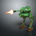 Mecha Warrior Mecha Soldier Machine Armor Mechanical Armor 3d model