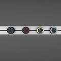 Modern socket rail socket 3d model