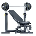 Sports Equipment Barbell Weight Bench Press Rack With Adjustable Seat For Strength Training