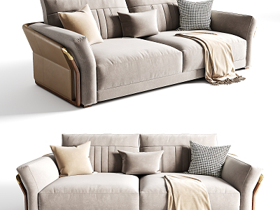 Modern double sofa model