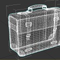 Suitcase Luggage briefcase 3d model