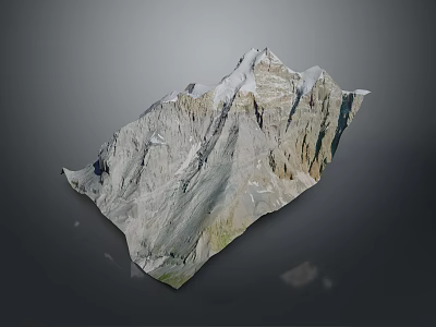 Breathtaking Snow Mountain Landscape With Snowy Peaks And Rocky Slopes 3d model Breathtaking Snow Mountain Landscape With Snowy Peaks And Rocky Slopes 3d model