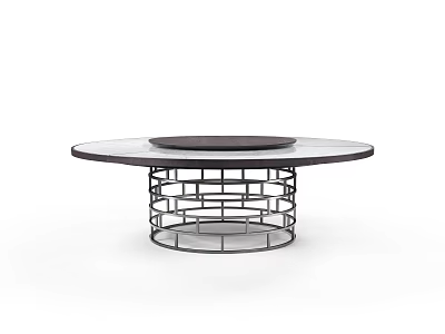 Modern Table Crown Large Round Table 3d model Modern Table Crown Large Round Table 3d model