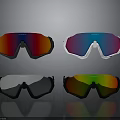 Colorful Protective Goggles With Various Lens Colors And Stylish Frame Designs