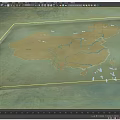 Freehand Ink Style Layout 2D Layout Growth Animation 3d model