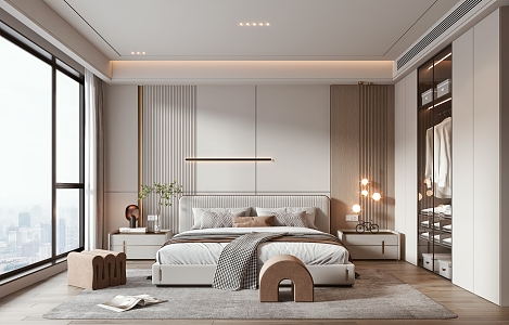 Modern Bedroom 3d model