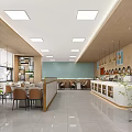 Modern Specialty Store with Bright Lighting White Display Cabinets and Product Displays