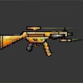modern gun submachine gun 3d model