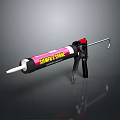 SHERWIN-WILLIAMS Caulk Gun Professional Construction Sealant Application Tool With Red Barrel And Black Handle Design