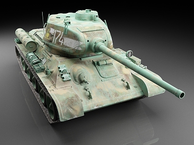 Soviet tank t34 85mm heavy tank vintage tank World War II tank model