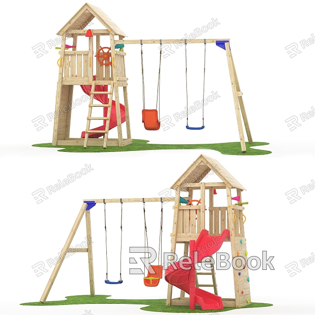 Slide swing entertainment equipment model