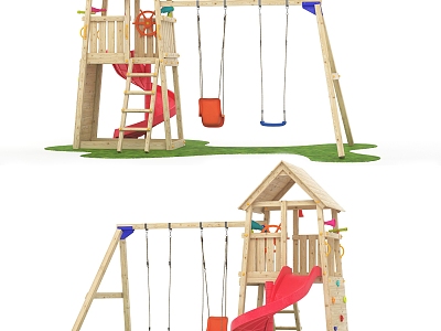 Slide swing entertainment equipment model