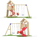 Slide swing entertainment equipment 3d model