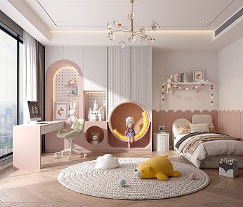 Modern Children's Room 3d model