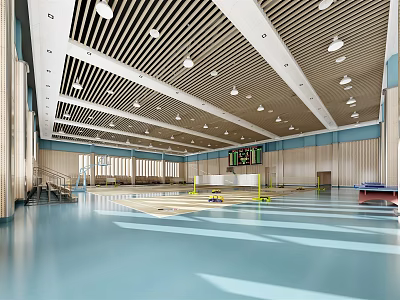 modern gymnasium 3d model