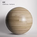 Wooden Sphere Component With Layered Wooden Panels Construction For Decorative Use