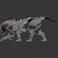 Modern Robot Mechanical Tiger Machine Tiger Mechanical Monster Machine Dinosaur 3d model