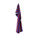 Various Colored Striped And Checkered Hanging Towels With Unique Designs