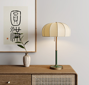 New Chinese Style Table Lamp 3d model