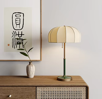 New Chinese Style Table Lamp 3d model
