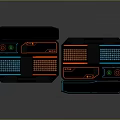 Two Gaming Laptops With RGB Lighting Illuminated Keyboard Sleek Black Design And Red Logo