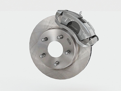 Modern brake pads 3d model