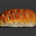 Two Freshly Baked Artisan Bread Loaves With Golden And Red Crusty Surface Patterns