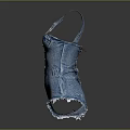 Stylish Denim Corset With Adjustable Straps Button Front And Frayed Hem