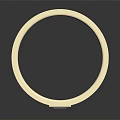 Elegant Gold Ring With Square Gemstone And Polished Band Engraved L&S
