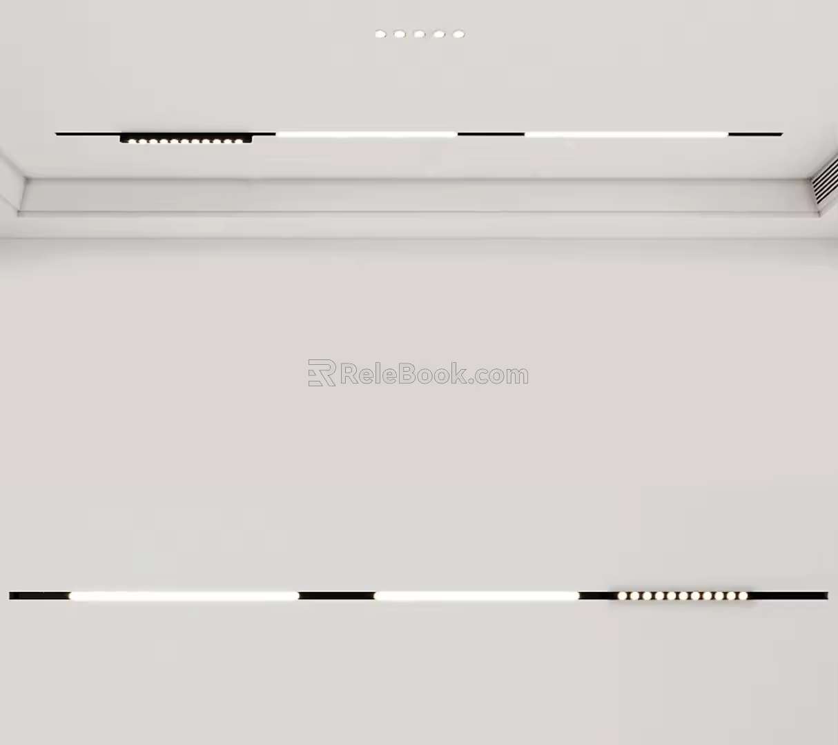Magnetic lamp downlight 3d model