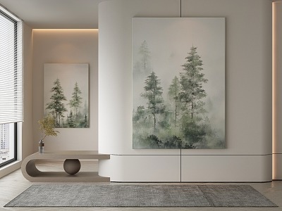 Quiet decorative painting 3d model