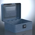 Commercial Secure Storage Metal Case With Lockable Latch Open Design For Business Use 3d model