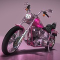 Barbie Motorcycle Motorcycle 3d model