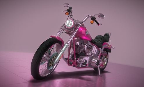 Barbie Motorcycle 3d model