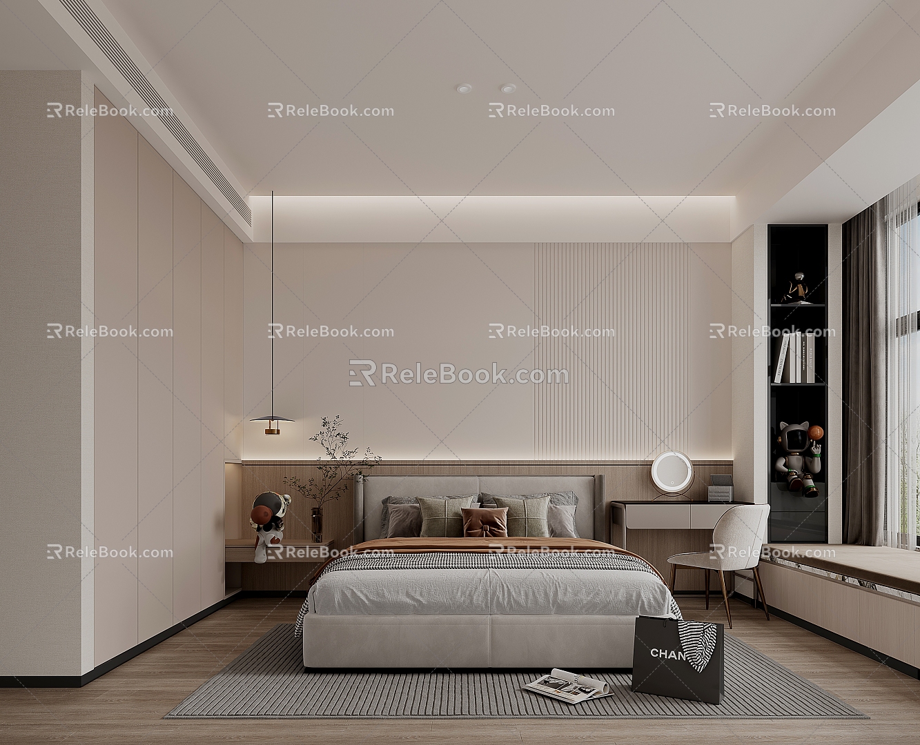 Modern Bedroom 3d model