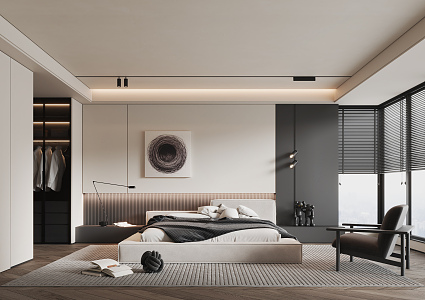 Modern Bedroom 3d model