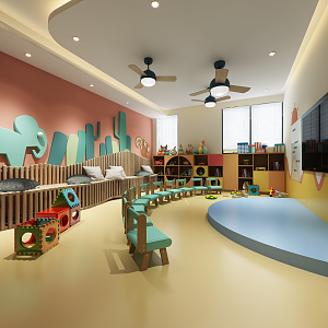 Nordic Kindergarten Classroom 3d model