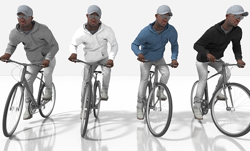 sports cycling 3d model