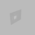 Modern White Switch Panel with Socket in Sleek Home Electrical Design