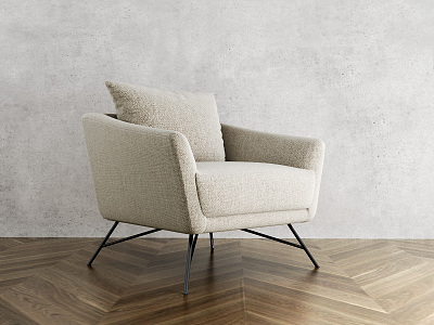 Modern Single Sofa model