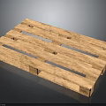 High Quality Wooden Pallet With Slats For Industrial Storage And Logistics