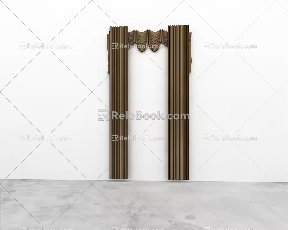 Modern Curtains 3d model