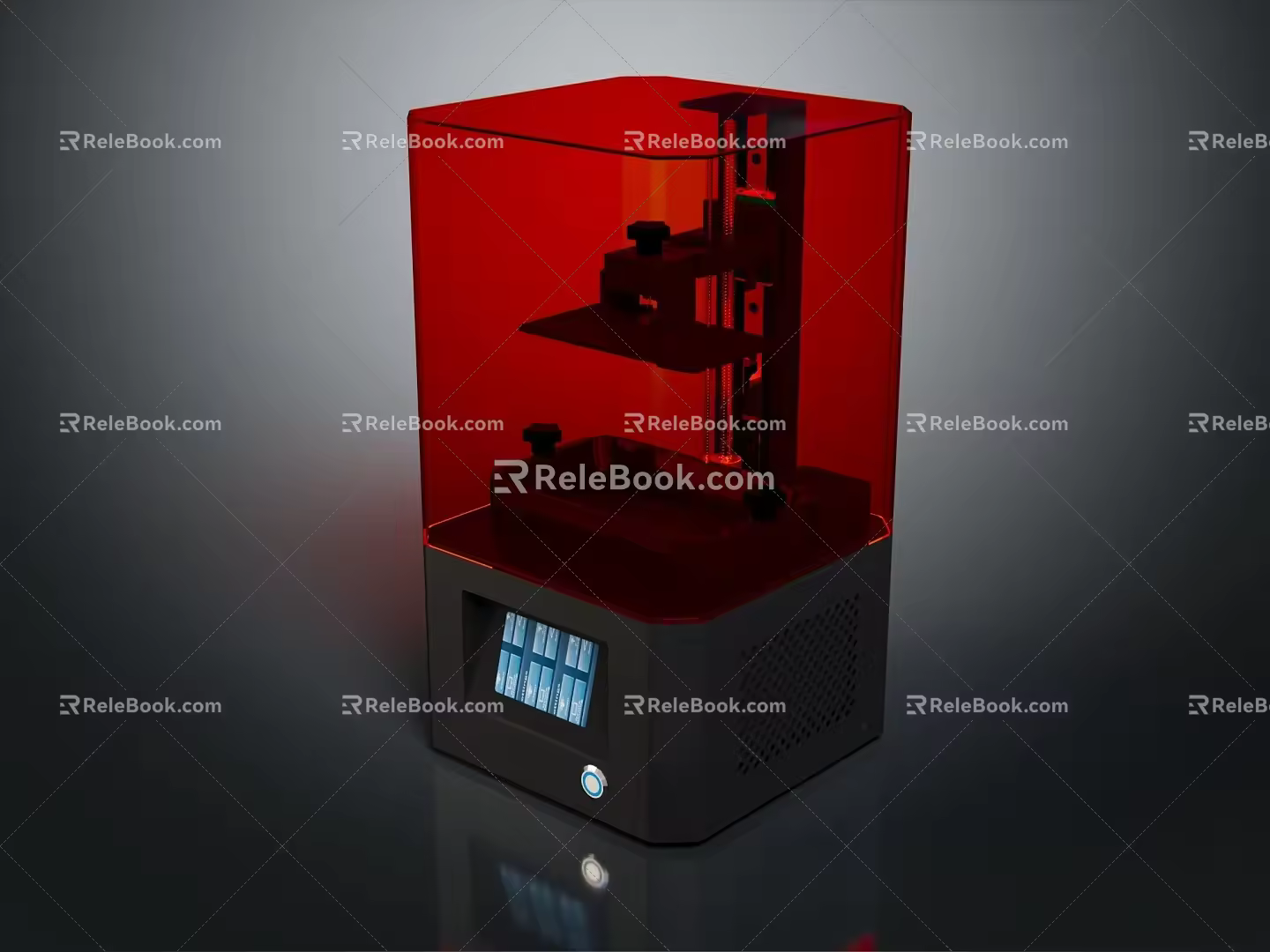 modern printer cnc printer large printer 3d model