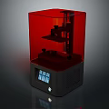 modern printer cnc printer large printer 3d model