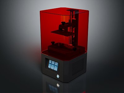 modern printer cnc printer large printer 3d model