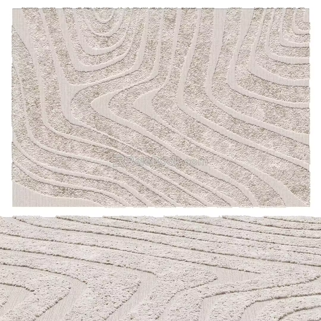 Silent shape carpet 3d model