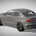 Audi Modern Sedan with LED Headlights Black Alloy Wheels and Sleek Design
