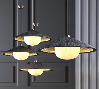 French Entry Luxury Chandelier Single Head Lamp Decorative Chandelier Bedroom Chandelier Bedside Chandelier Restaurant Chandelier Villa Chandelier 3d model